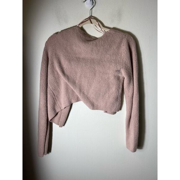 Love Tree Pale Pink spaghetti strap tube top with crop vest size Small - Picture 2 of 3